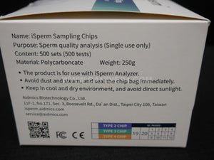 Aidmics iSperm Sampling Chips 500 Tests - Canine P4 Dot Com