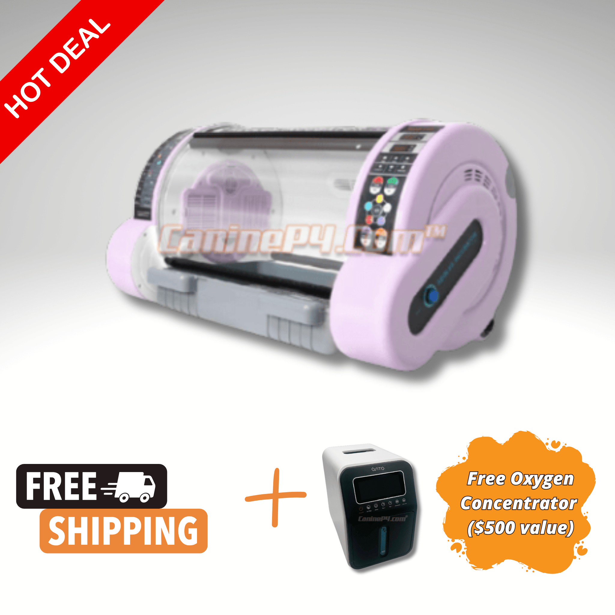 Aeolus IC-1803 Puppy Incubator ICU + Free Oxygen Concentrator Incubator Canine P4 