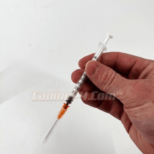 1ml Syringe with 25 Gauge Needle (10ct) - Canine P4