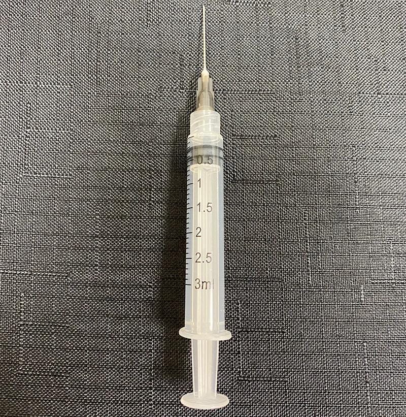 3ml Syringe for dogs with 23 Gauge Needle (10ct) - Canine P4