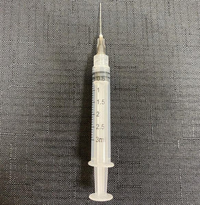 3ml Syringe for dogs with 23 Gauge Needle (10ct) - Canine P4