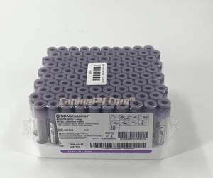 K2 EDTA Purple Cap Vacutainer 3mL