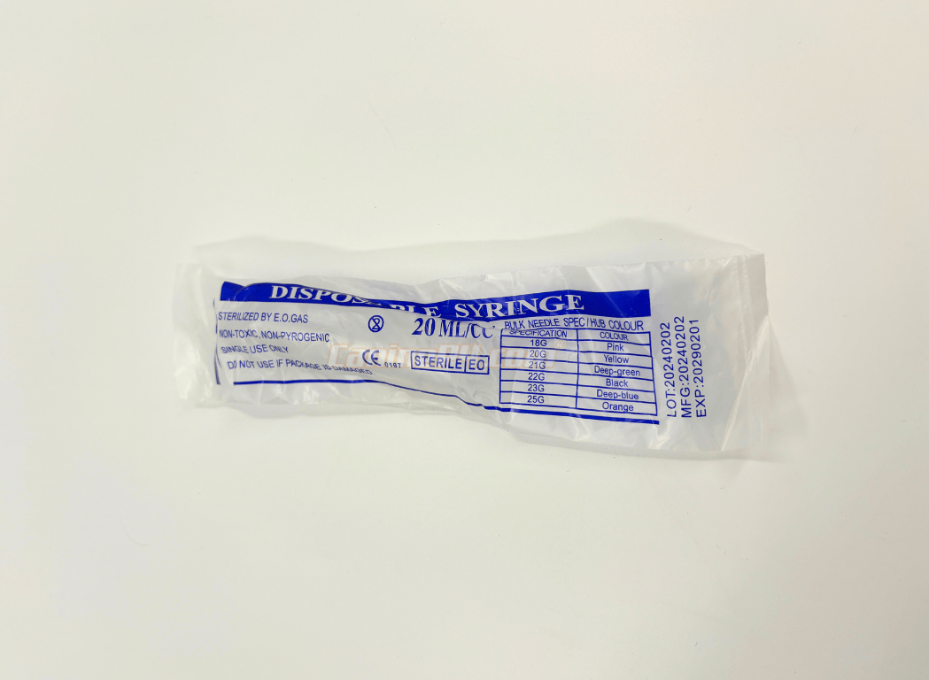 Semen Safe 20ml Syringes - 100ct AI + Sperm Consumable Canine P4 