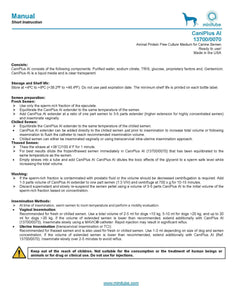 CaniPlus AI, Culture Medium for Thawing Semen and for Artificial Insemination - Canine P4