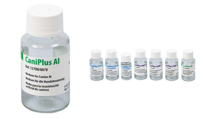 CaniPlus AI canine semen thawing and artificial insemination culture medium solution bottle