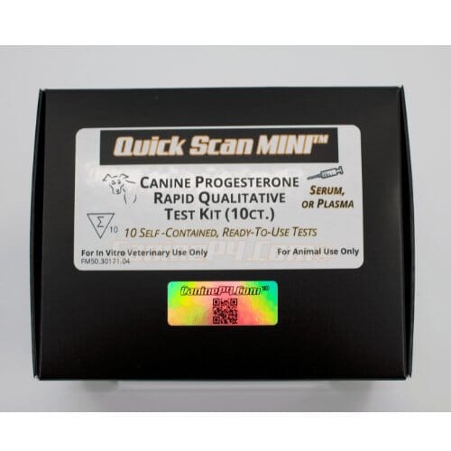 Quick Scan MINI™ Progesterone Test Kit (10ct) - Canine P4