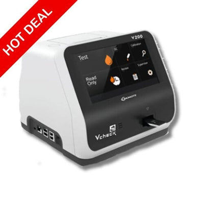 Recertified Bionote Vcheck V200 canine progesterone analyzer complete bundle setup