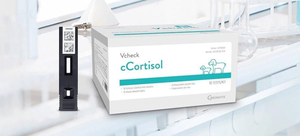 Vcheck V200 - V2400 cCortisol Test Kit (10ct) - Canine P4