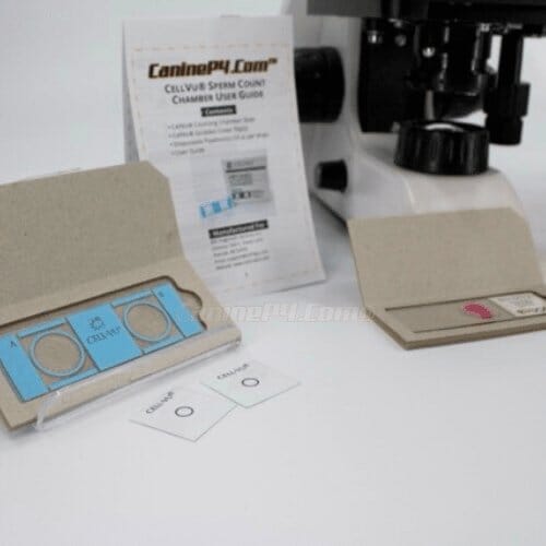 Vet Grade Canine Semen Analysis Microscope Kit 2500X - Canine P4