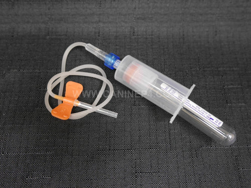 10 No Additive 3mL Vacutainer and Butterfly Needle Sets - Canine P4 Dot Com
