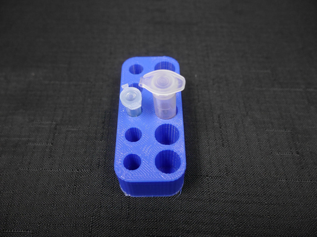 3D-Printed Centrifuge and Buffer Tube Rack