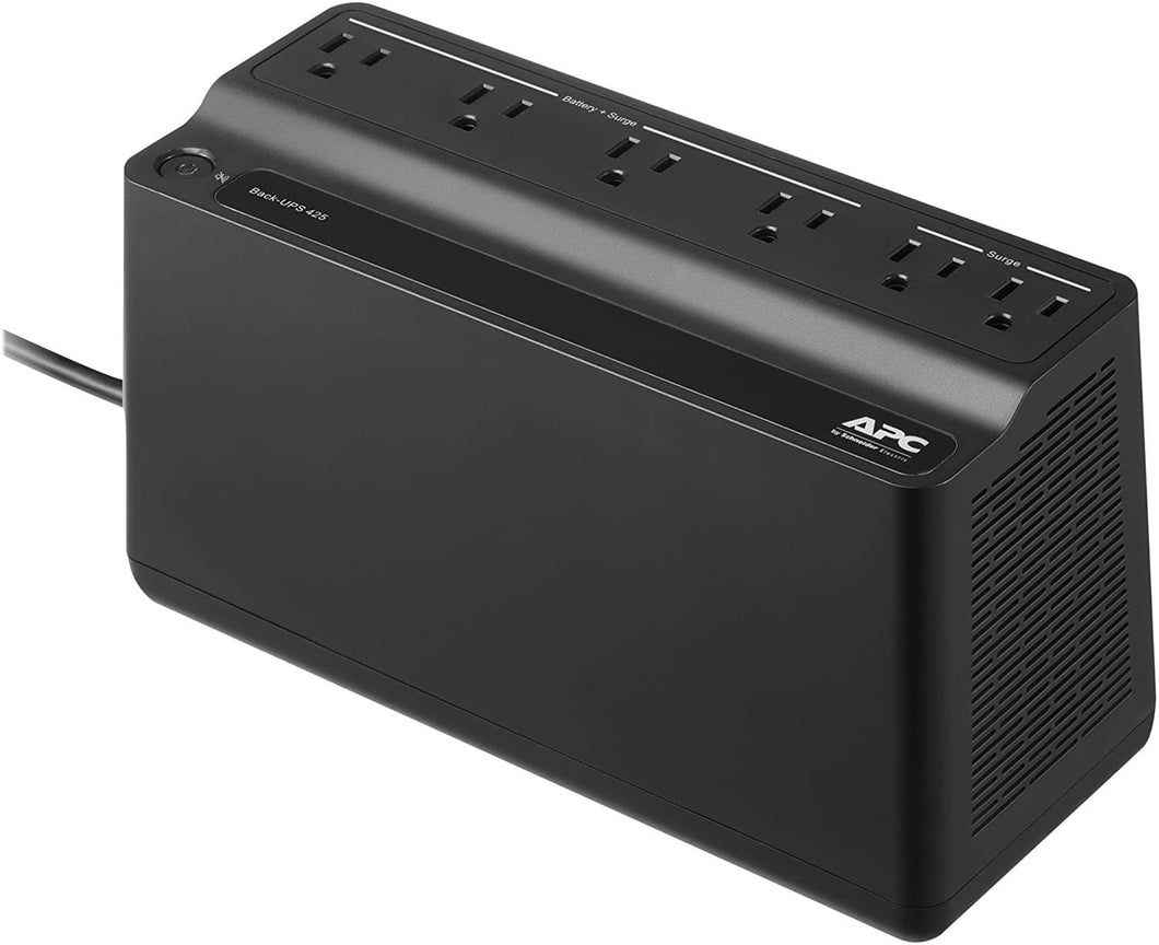 APC UPS BE425M, UPS Battery Backup Surge Protector - Canine P4 Dot Com