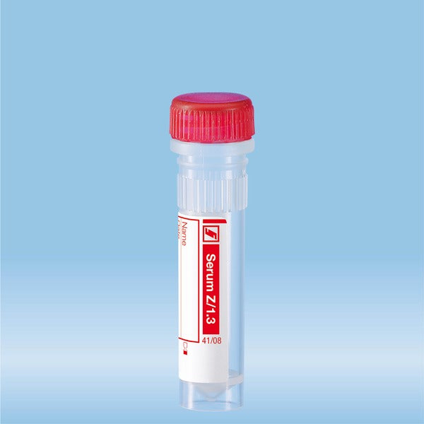 1.3mL Micro Sample Blood Tube Serum, Clot Activator Silica, Sarstedt