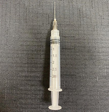 Load image into Gallery viewer, Set of 5 - 3ml Syringe with 22 Gauge Needle - Canine P4 Dot Com